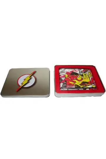 DC COMICS: MONEDERO CON LATA FLASH CORREDOR [CAJA] Precio De Fábrica