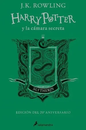 HARRY POTTER Y LA CAMARA SECRETA (EDICION SLYTHERIN DEL 20º ANIVERSARIO) [CARTONE] Certificado